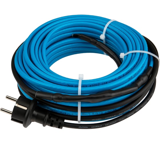 Саморегулирующийся кабель на трубу REXANT 15MSR-PB 20м 300Вт 51-0622 1