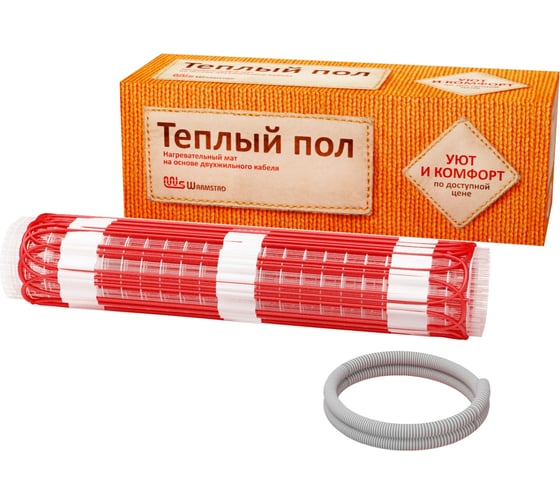 Нагревательный мат Warmstad  WSM 100 Вт/0,65 кв.м 2206160