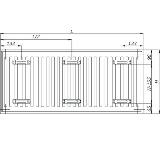 Радиатор AXIS Classic 22 500х1600