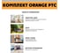 Комплект инфракрасного пленочного теплого пола EASTEC 8м2 Orange PTC 8 7