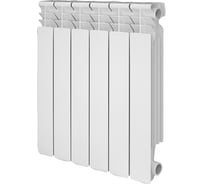 Алюминиевый радиатор RODA GSR-33 AL50004 45808080 4 секции УТ000009158 000009158