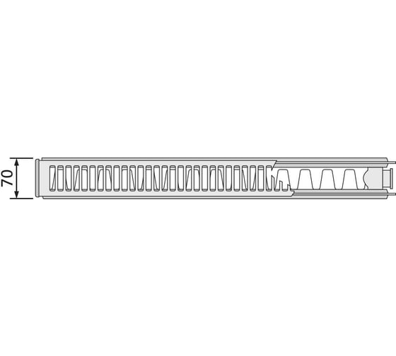 Стальной радиатор PURMO Compact C 21-500-800 B EVRA F0Z2105008019E00