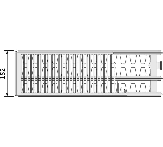 Стальной радиатор PURMO Compact C 33-300-500 B EVRA F0Z3303005019E00