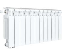 Биметаллический радиатор RIFAR MONOLIT Ventil 350 12 секц. нижн. лев. R-MN-350-12-VL