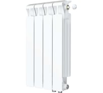 Биметаллический радиатор RIFAR MONOLIT Ventil 500 04 секц. нижн. прав. R-MN-500-04-VR