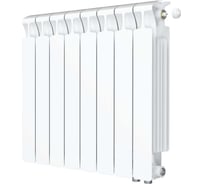 Биметаллический радиатор RIFAR MONOLIT Ventil 500 08 секц. нижн. прав. R-MN-500-08-VR