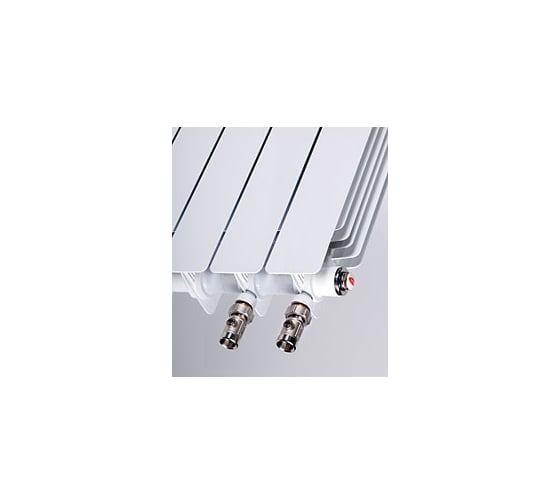 Биметаллический радиатор RIFAR MONOLIT Ventil 500 14 секц. нижн. лев. R-MN-500-14-VL