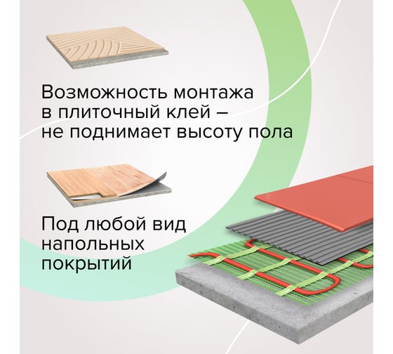 Комплект теплого пола Caleo Supermat 130-0,5-1,2 КА000001700