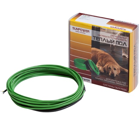 Секция двухжильного нагревательного кабеля Sun Power SPCD/150