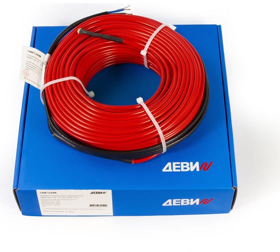 Нагревательный кабель ДЕВИ flex-18t 1625 вт 230 в 90 м 140F1248R