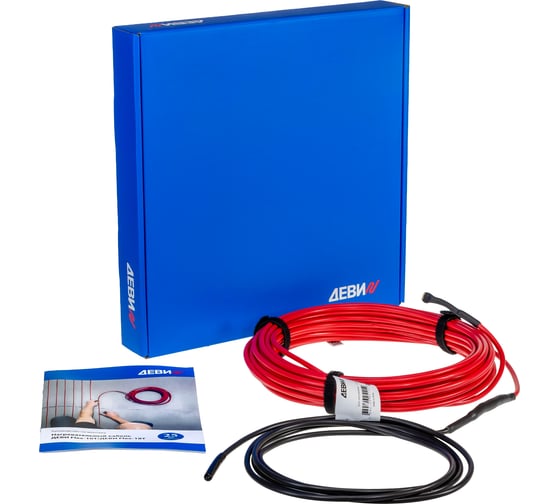 Нагревательный кабель ДЕВИ flex-18t 180 вт 230 в 10 м 140F1236R