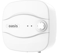 Электрический накопительный водонагреватель Oasis 10 GN над раковиной 4640015386711