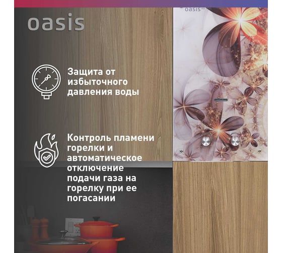 Газовый проточный водонагреватель OASIS Eco B-20 4670004377819