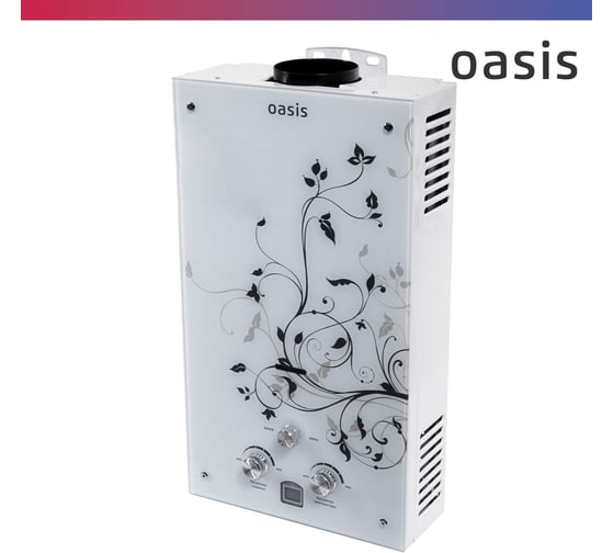 Газовый проточный водонагреватель Oasis Glass 20 ZG