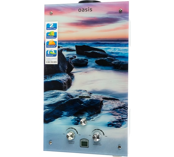 Газовый проточный водонагреватель Oasis Glass 20 MG 4670004379370 1