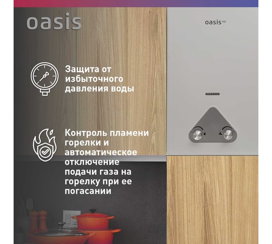 Газовый проточный водонагреватель OASIS Eco W-24 4670004375303