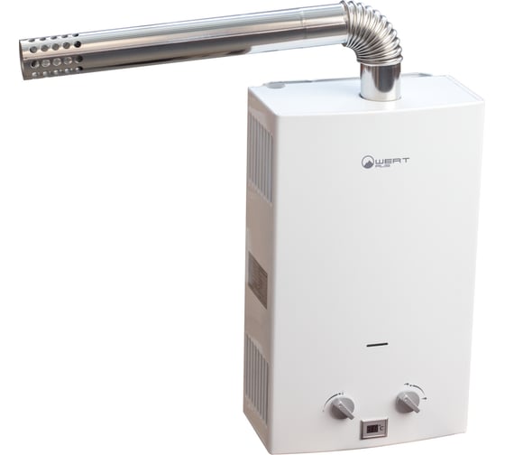 Газовый проточный водонагреватель WERTRUS 10LT white W2016