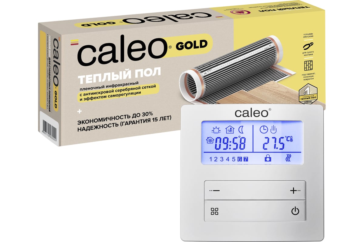 Комплект теплого пола Caleo gold 170-0,5-5,0 c терморегулятором c950  0К-00000951