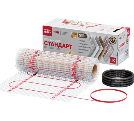 Нагревательный мат СТН Квадрат тепла СТАНДАРТ КМ-900-6,0 6,0-900 СТН КМ