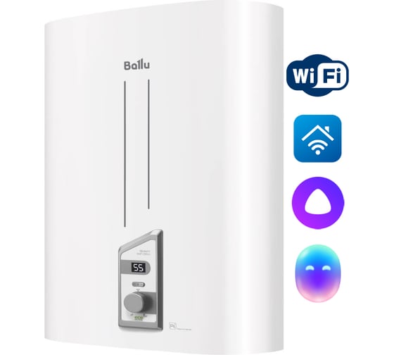 Водонагреватель Ballu BWH/S 30 Smart WiFi DRY+ НС-1161195