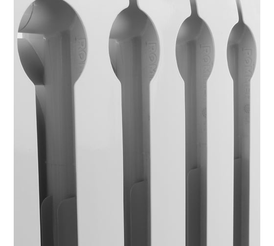 Алюминиевый радиатор ROMMER Optima 500 10 секций RAL9016 89559 ...