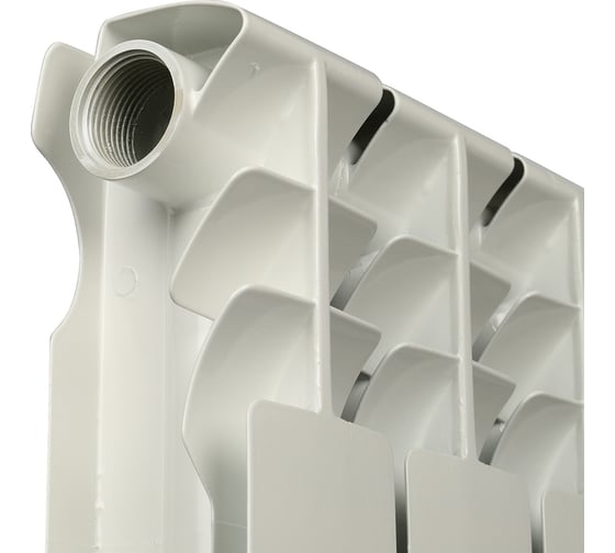 Алюминиевый радиатор ROMMER Optima 500 12 секций RAL9016 89560 ...