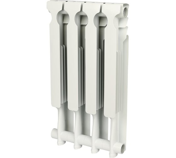 Алюминиевый радиатор ROMMER Optima 500 4 секции RAL9016 89556