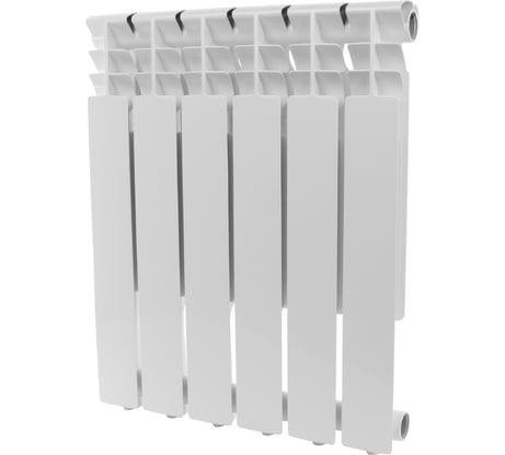 Алюминиевый радиатор ROMMER Optima 500 6 секций RAL9016 89557