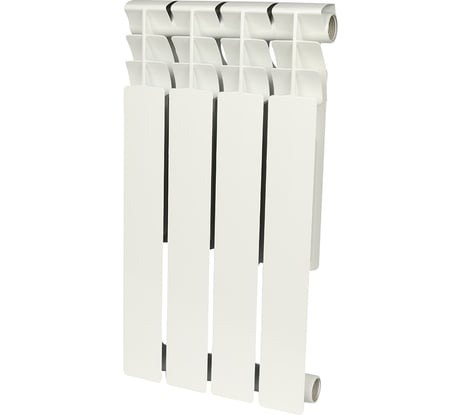 Биметаллический радиатор ROMMER Optima BM 500 4 секции RAL9016 89570