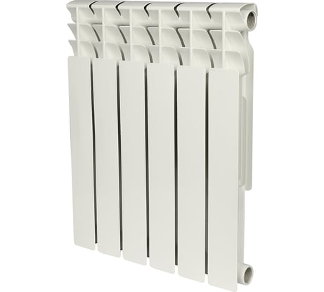 Биметаллический радиатор ROMMER Optima BM 500 6 секций RAL9016 89571