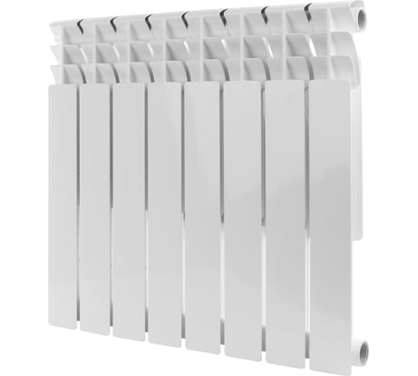 Биметаллический радиатор ROMMER Optima BM 500 8 секций RAL9016 89572