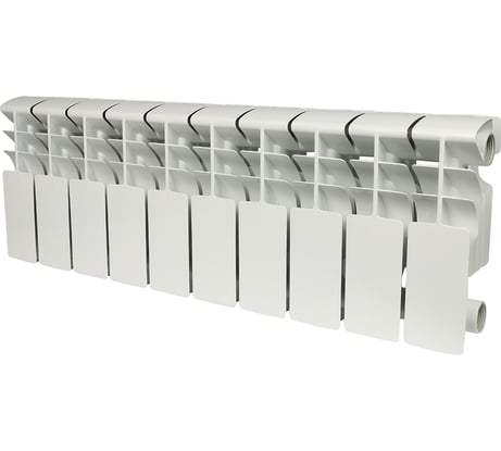 Алюминиевый радиатор ROMMER Plus 200 10 секций RAL9016 89991