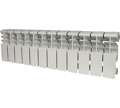 Алюминиевый радиатор ROMMER Plus 200 12 секций RAL9016 89992