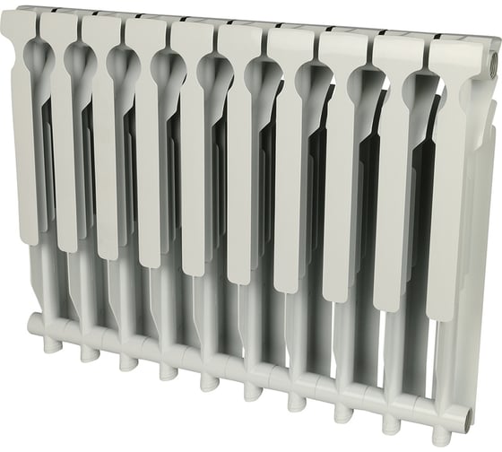 Алюминиевый радиатор ROMMER Plus 500 10 секций RAL9016 89566