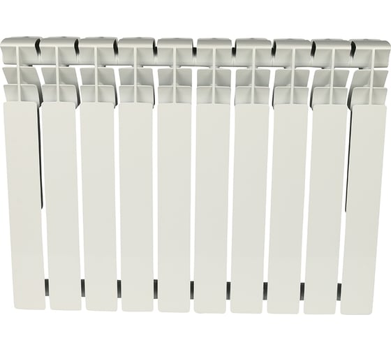 Алюминиевый радиатор ROMMER Plus 500 10 секций RAL9016 89566