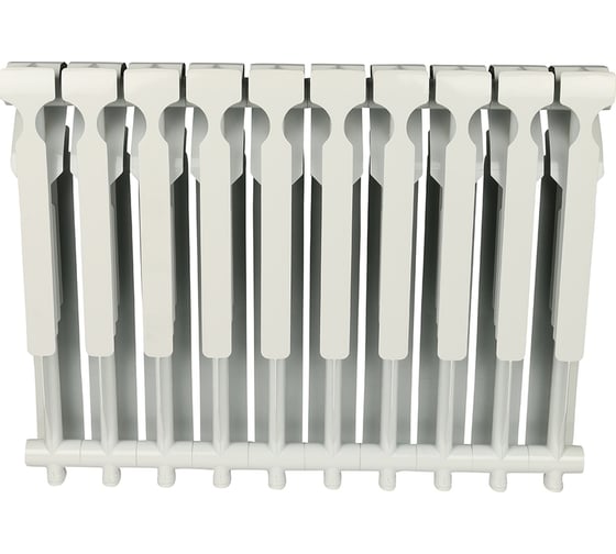 Алюминиевый радиатор ROMMER Plus 500 10 секций RAL9016 89566