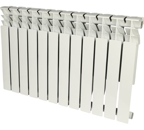 Алюминиевый радиатор ROMMER Plus 500 12 секций RAL9016 89567