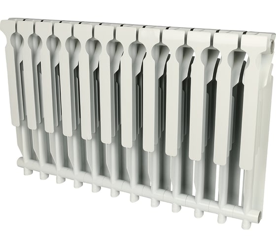 Алюминиевый радиатор ROMMER Plus 500 12 секций RAL9016 89567