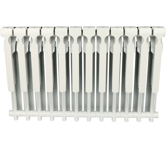 Алюминиевый радиатор ROMMER Plus 500 12 секций RAL9016 89567