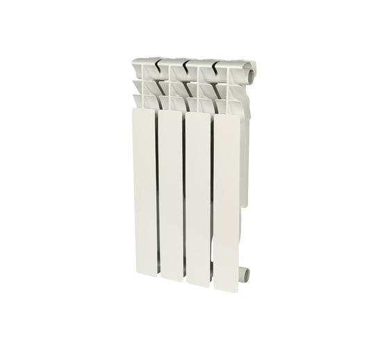 Алюминиевый радиатор ROMMER Plus 500 4 секции RAL9016 89562