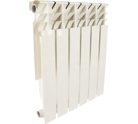 Алюминиевый радиатор ROMMER Plus 500 6 секций RAL9016 89563