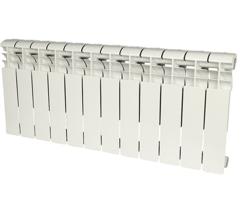 Алюминиевый радиатор ROMMER Profi 350 AL350-80-80-080 12 секций RAL9016 86624