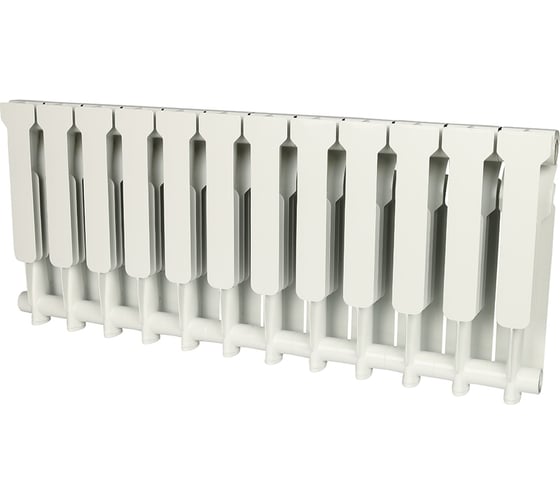 Алюминиевый радиатор ROMMER Profi 350 AL350-80-80-080 12 секций RAL9016 86624