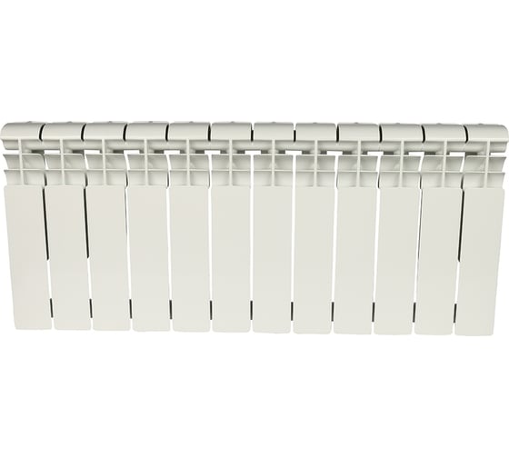 Алюминиевый радиатор ROMMER Profi 350 AL350-80-80-080 12 секций RAL9016 86624