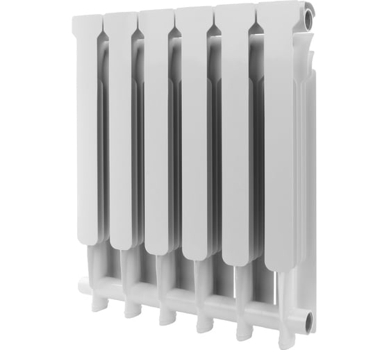 Алюминиевый радиатор ROMMER Profi 500 AL500-80-80-100 6 секций RAL9016 82483