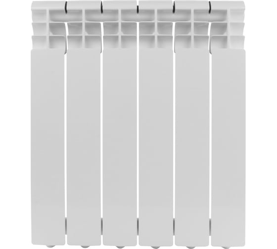 Алюминиевый радиатор ROMMER Profi 500 AL500-80-80-100 6 секций RAL9016 82483