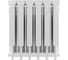 Алюминиевый радиатор ROMMER Profi 500 AL500-80-80-100 6 секций RAL9016 82483 4