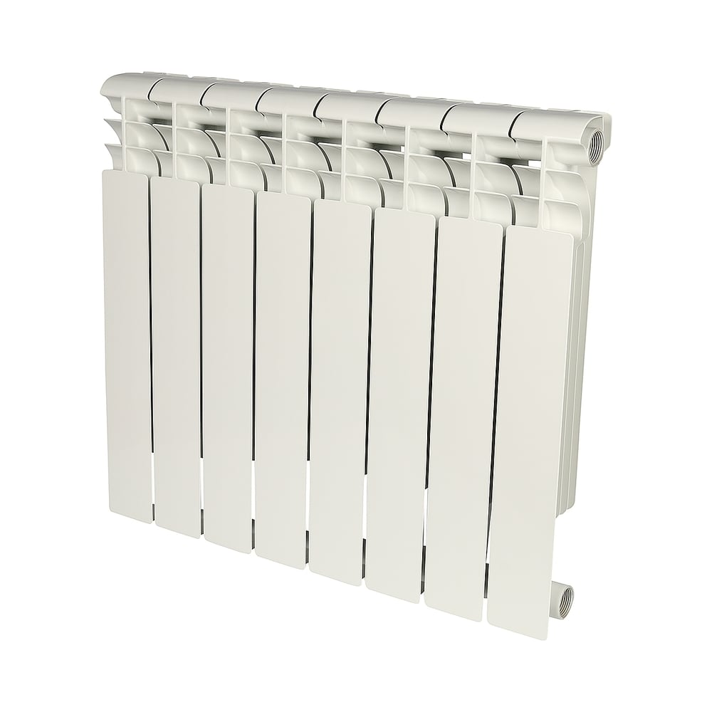 Алюминиевый радиатор ROMMER Profi 500 AL500-80-80-100 8 секций RAL9016 ...