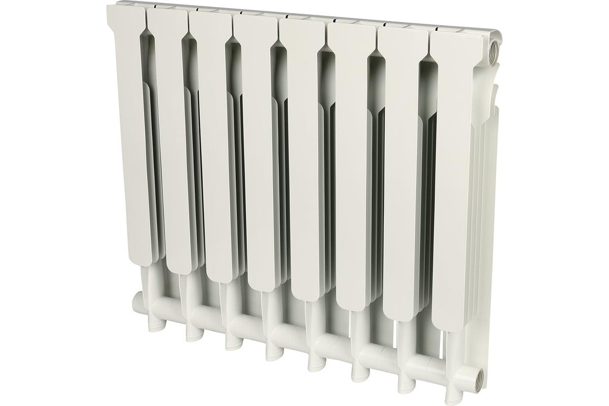 Алюминиевый радиатор ROMMER Profi 500 AL500-80-80-100 8 секций RAL9016 ...