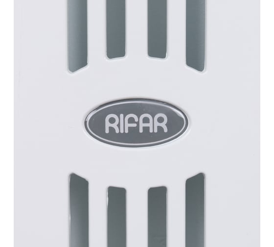 Биметаллический радиатор RIFAR SUPReMO 500 7 секций, боковое подключение, белый RAL 9016 S 500-7